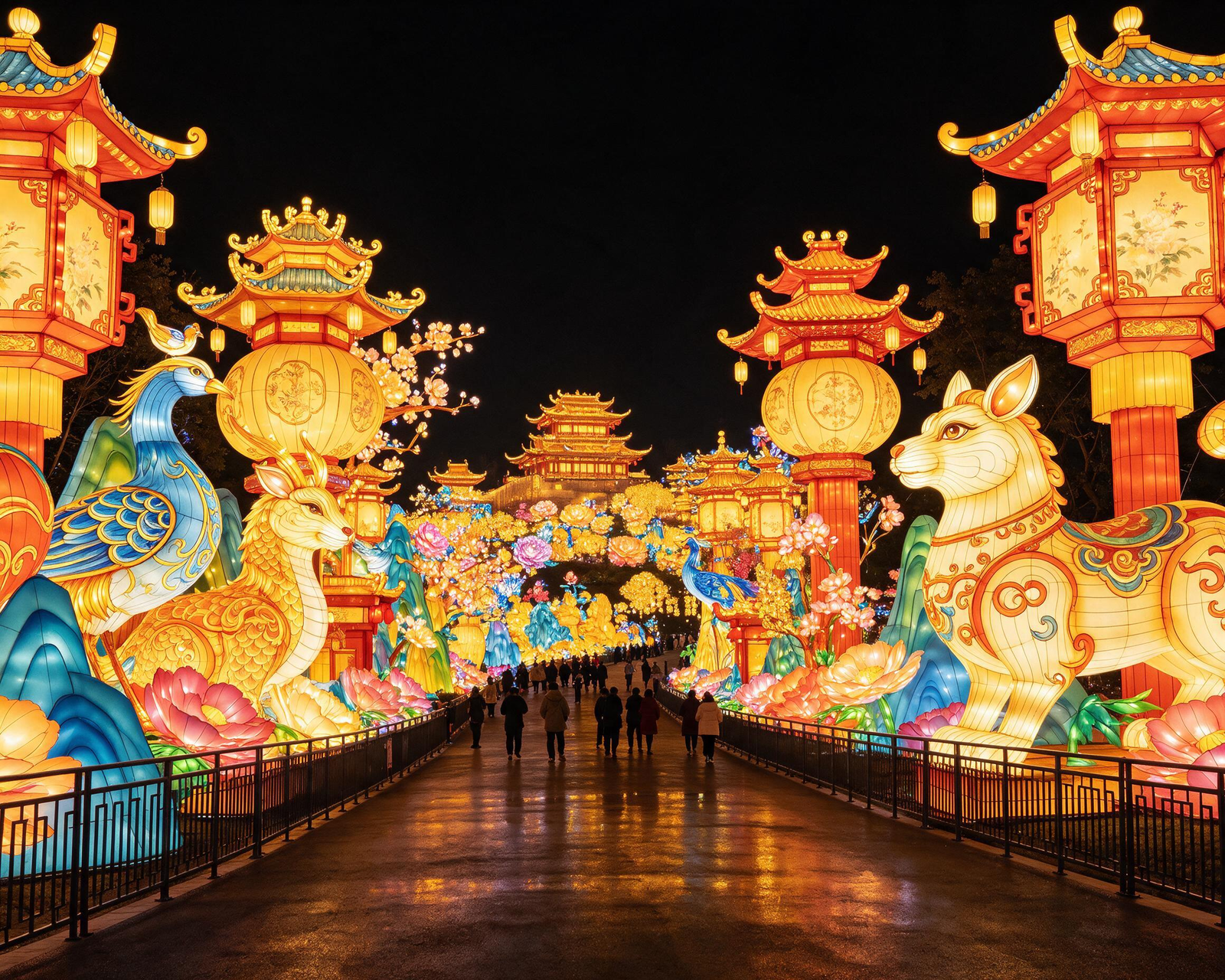 Lantern festival scene