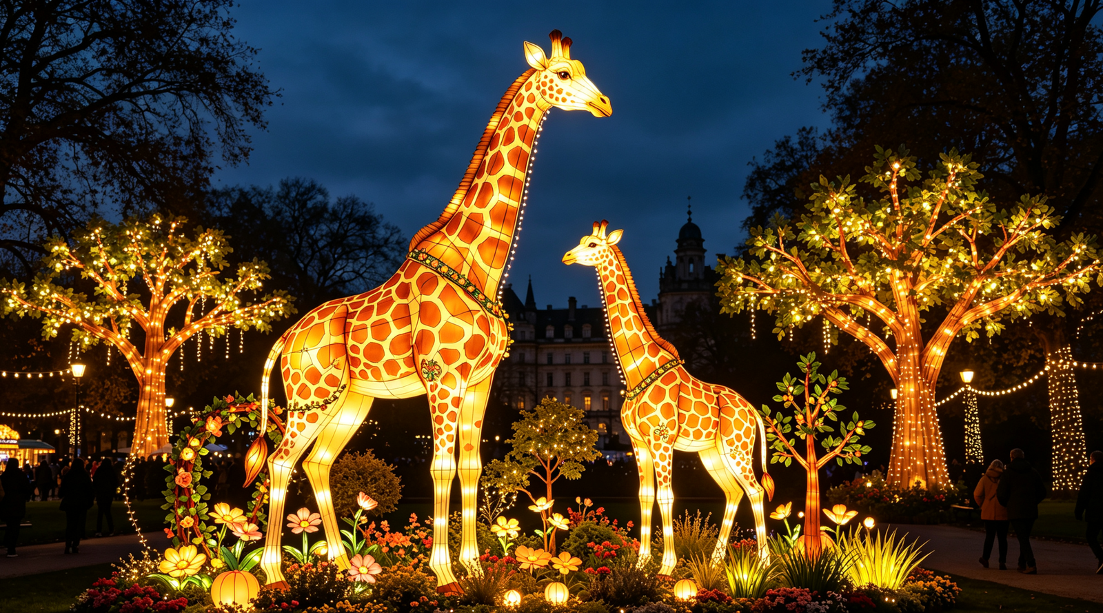 Enchanted Wildlife · Zoo Lantern Display