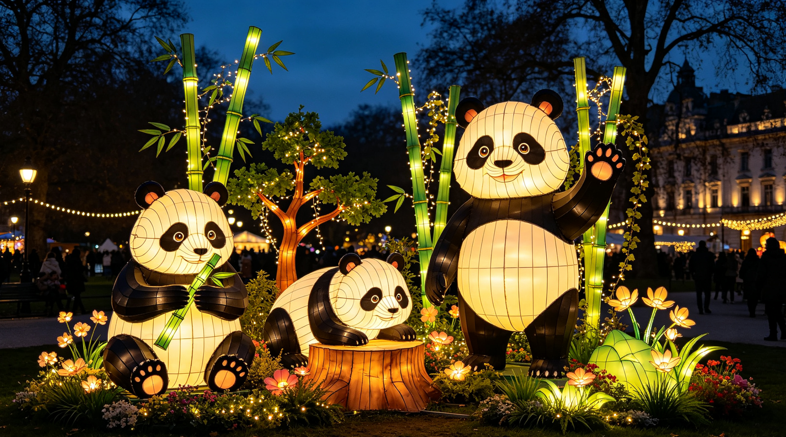 Enchanted Wildlife · Zoo Lantern Display
