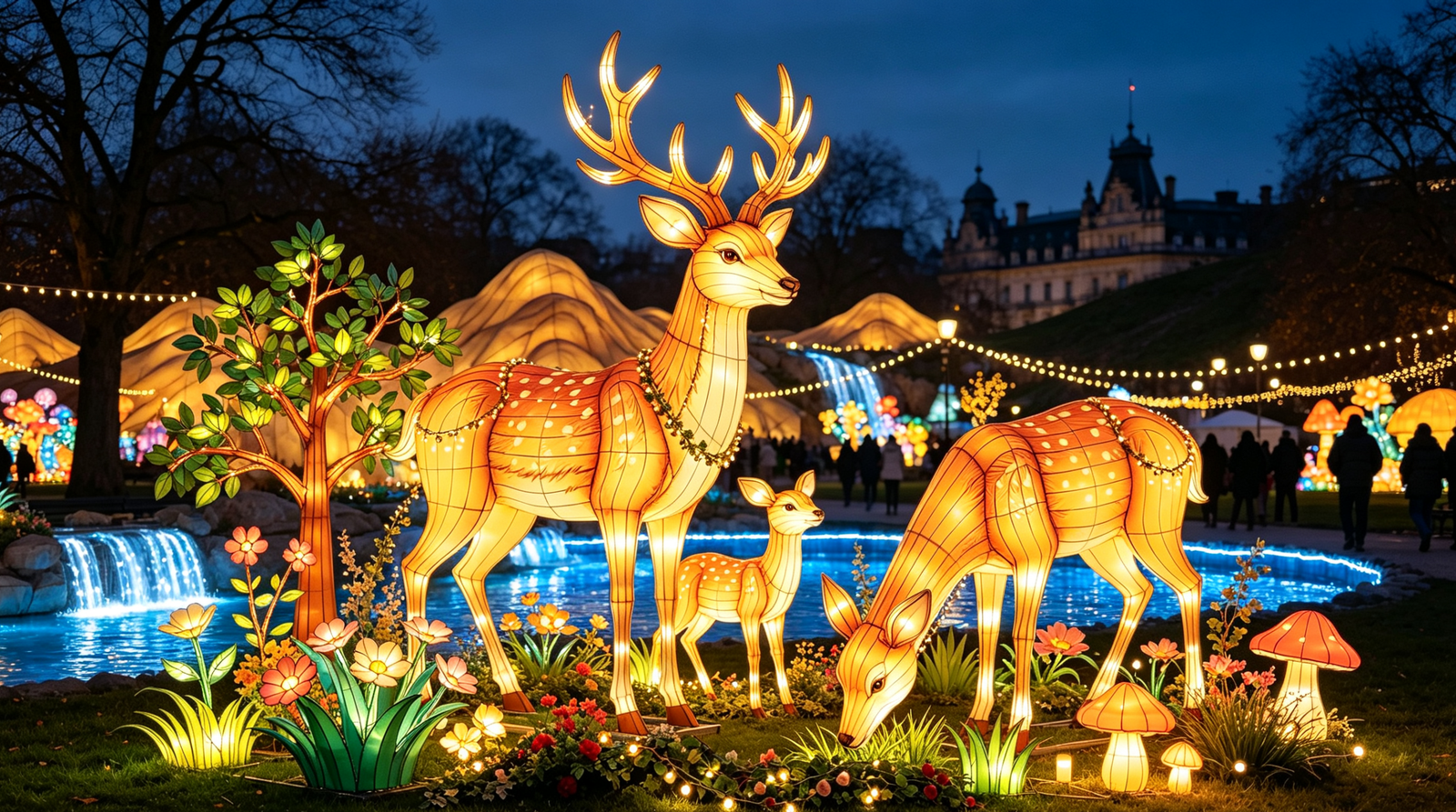 Enchanted Wildlife · Zoo Lantern Display