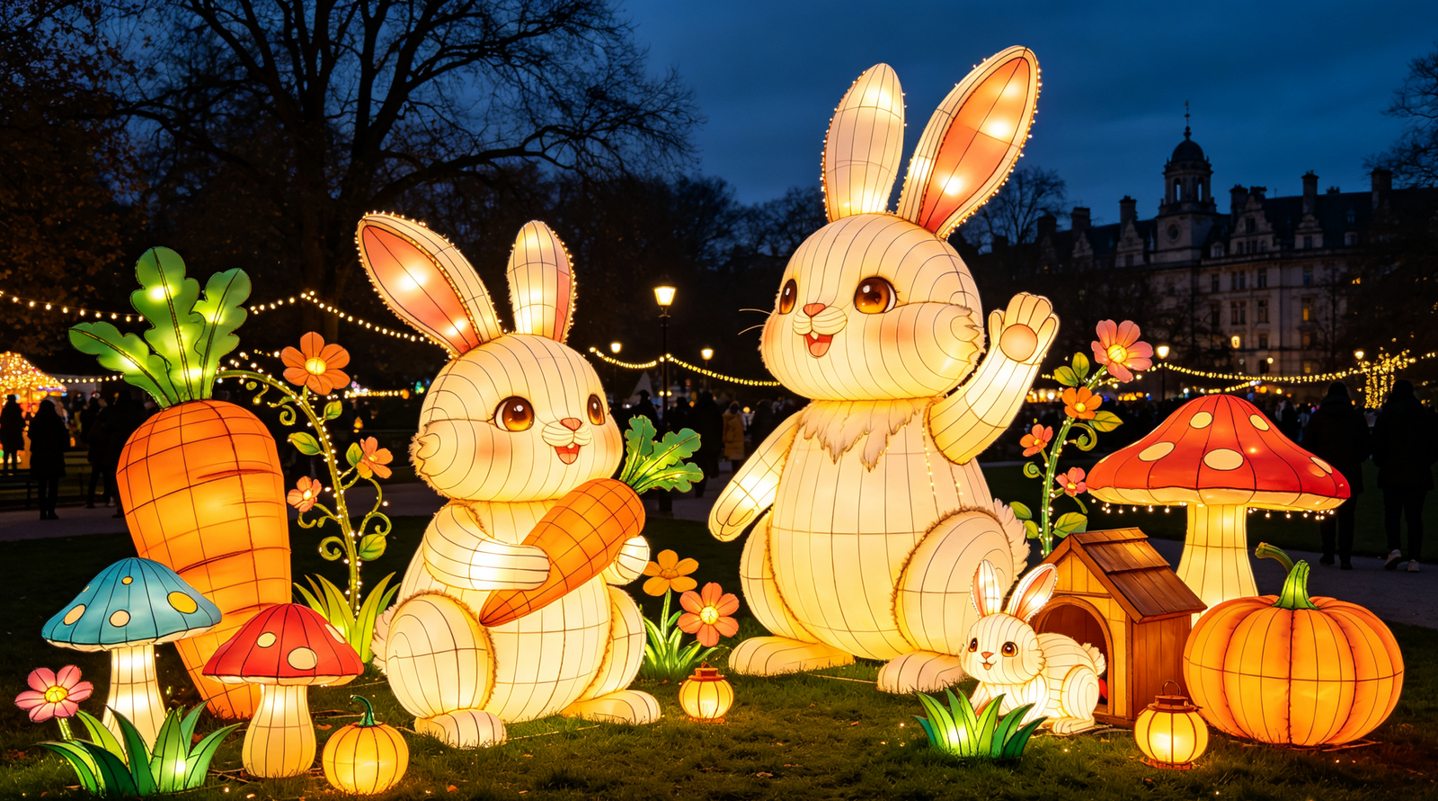 Enchanted Wildlife · Zoo Lantern Display