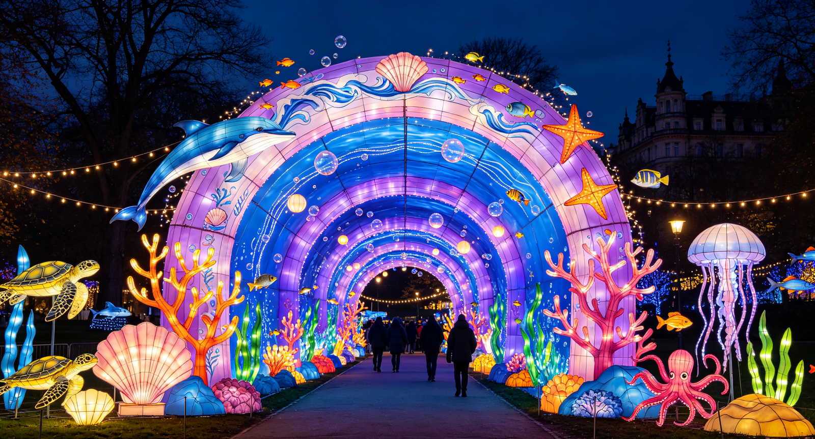 Enchanted Wildlife · Zoo Lantern Display