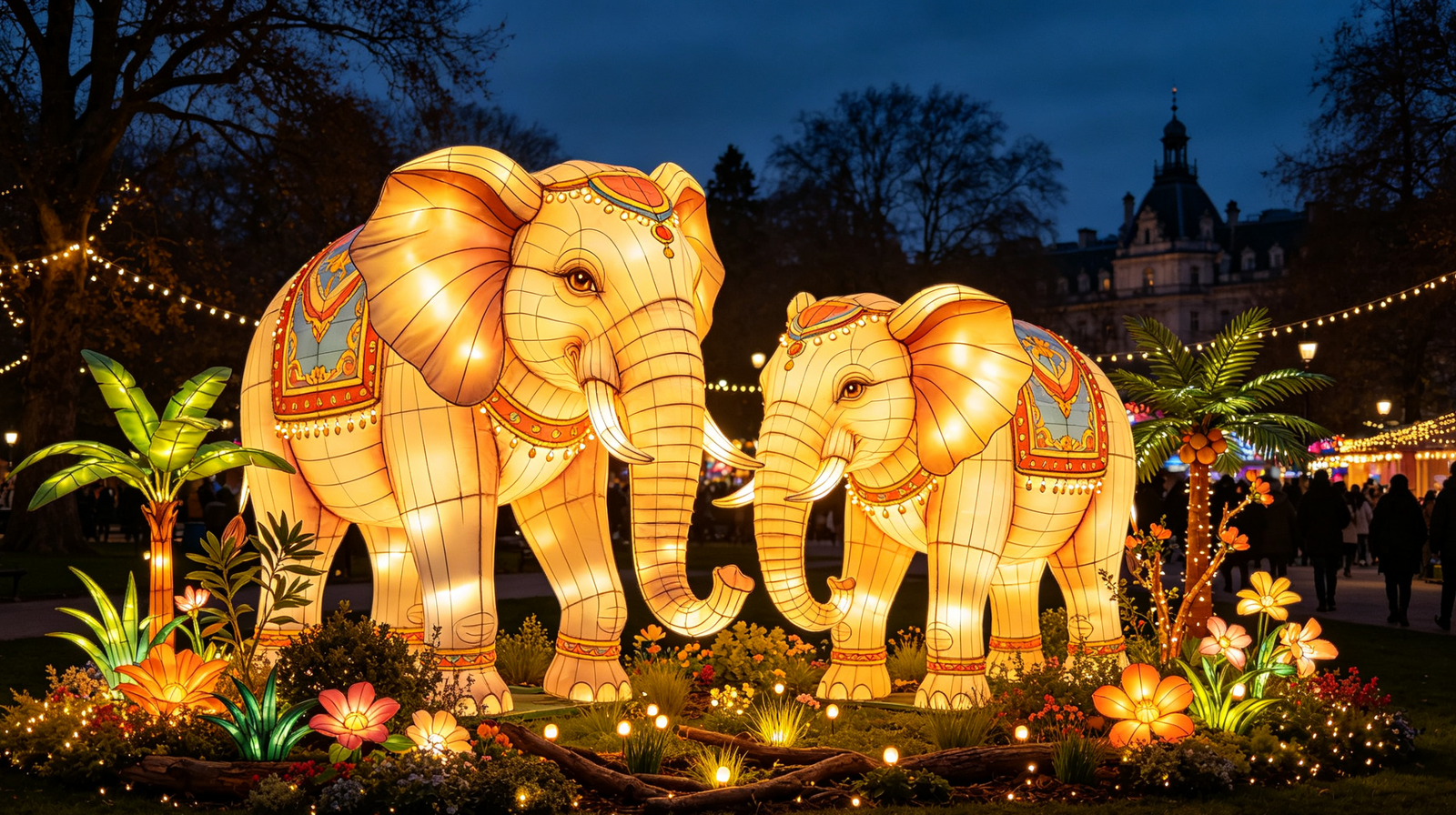 Enchanted Wildlife · Zoo Lantern Display