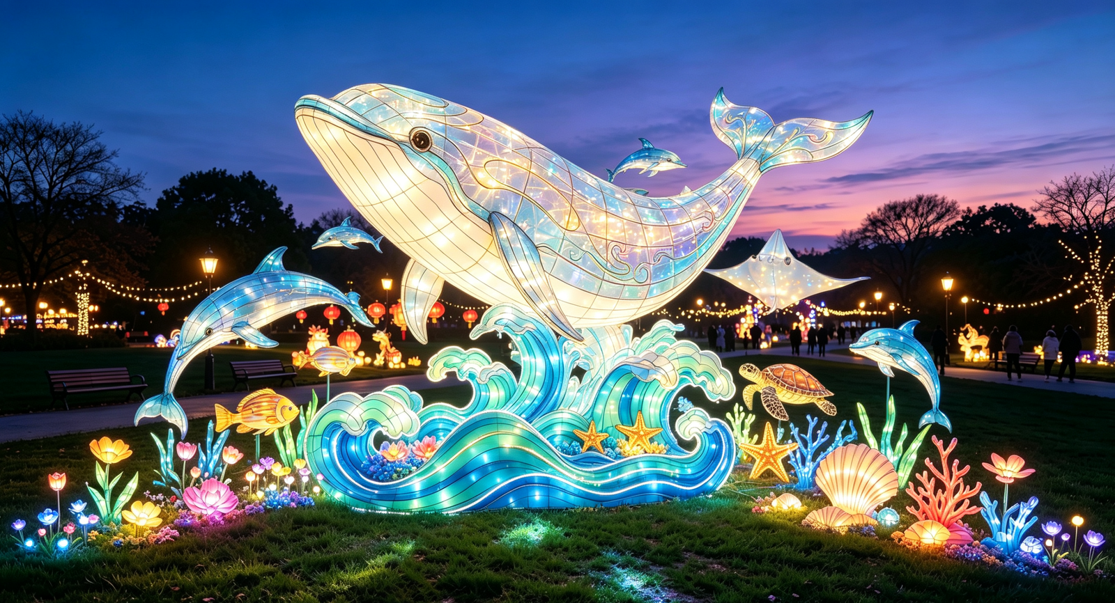 Enchanted Wildlife · Zoo Lantern Display